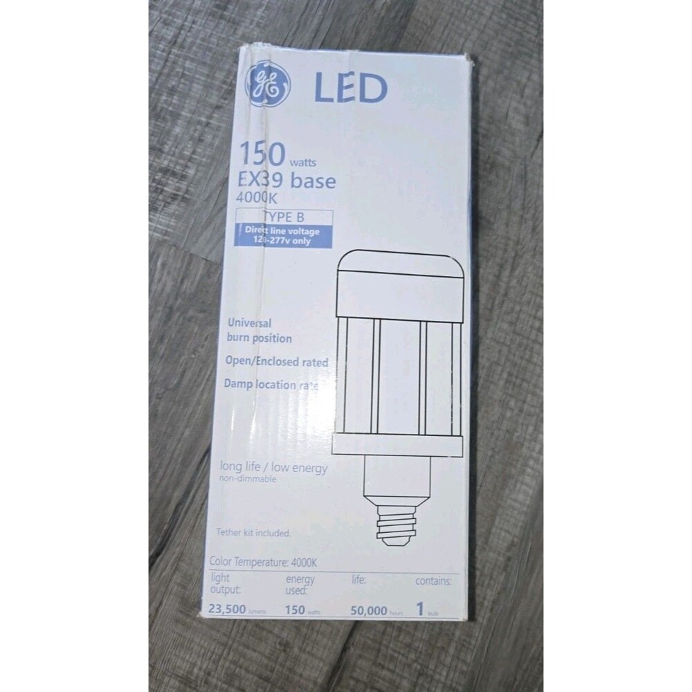 GE EX39 Lamp LED 150 Watts Ex39 Base 400k Type B 120-277V